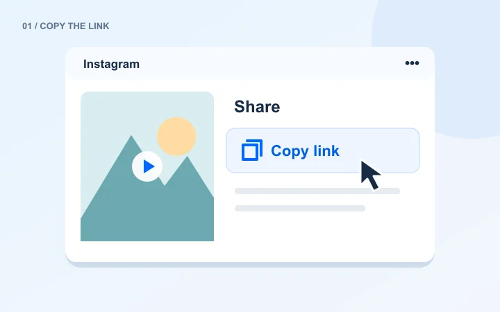Panduan bergambar: Salin pautan Instagram